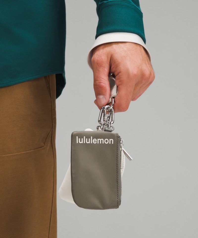 Lululemon Dual Pouch Wristlet Dam Grå Olivgröna Vita Sverige | QWEVIG945