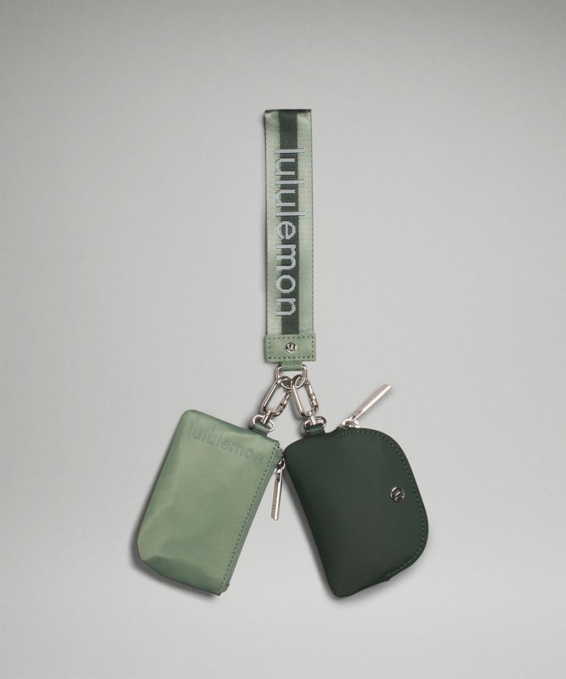 Lululemon Dual Pouch Wristlet Dam Gröna Grå Sverige | NLIMEY310