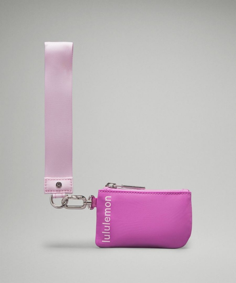 Lululemon Dual Pouch Wristlet Dam Lila Rosa Sverige | GSEKIM568