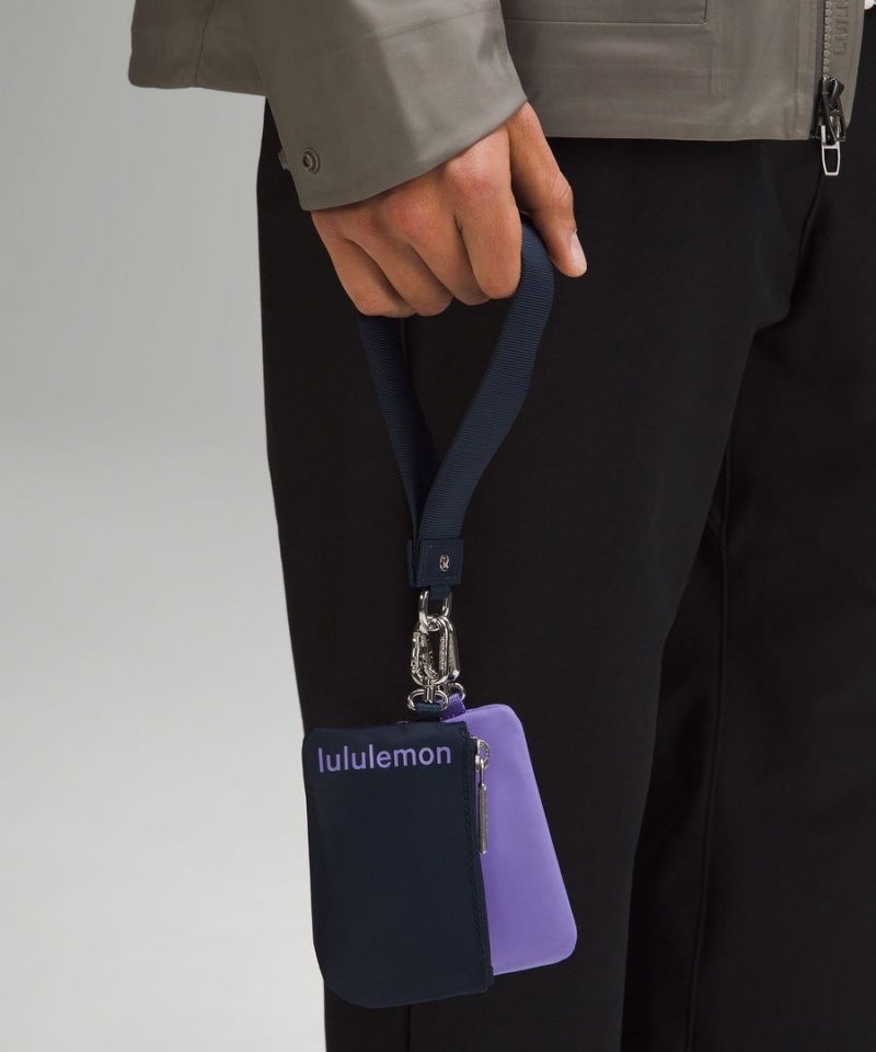 Lululemon Dual Pouch Wristlet Dam Marinblå Mörklavendel Sverige | XAIHPV794