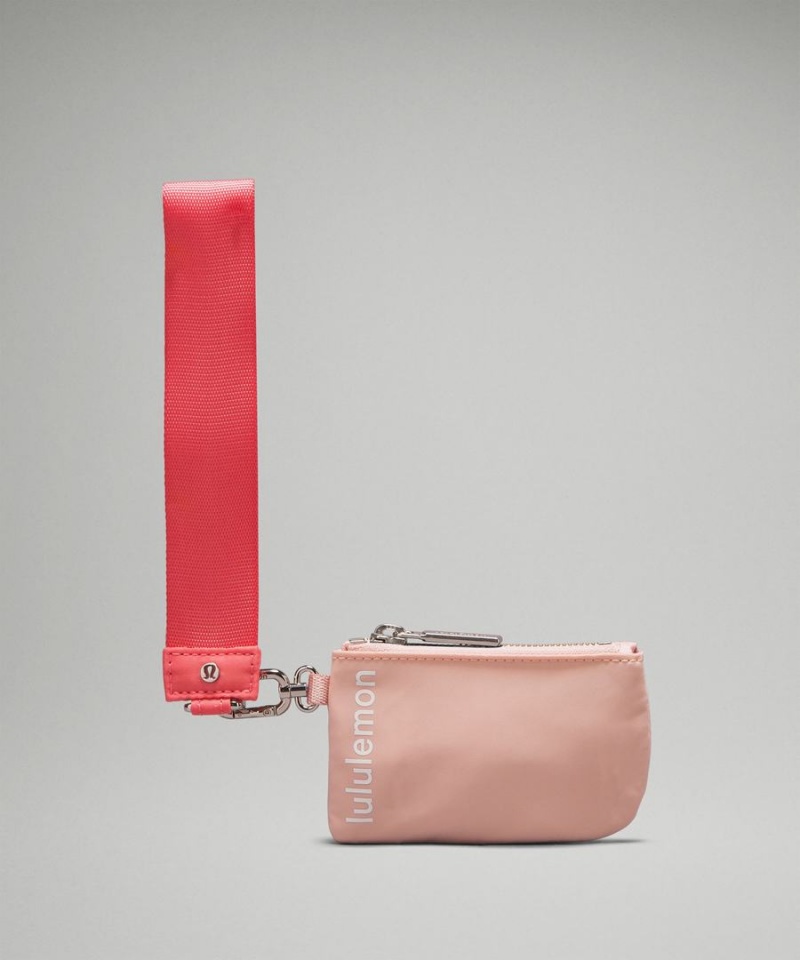 Lululemon Dual Pouch Wristlet Dam Rosa Vita Grädde Vita Sverige | DMNSQJ745