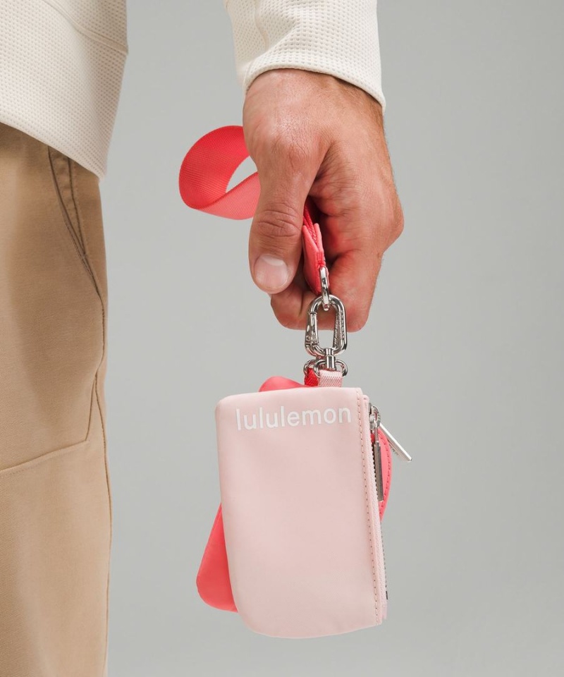 Lululemon Dual Pouch Wristlet Dam Rosa Vita Grädde Vita Sverige | DMNSQJ745