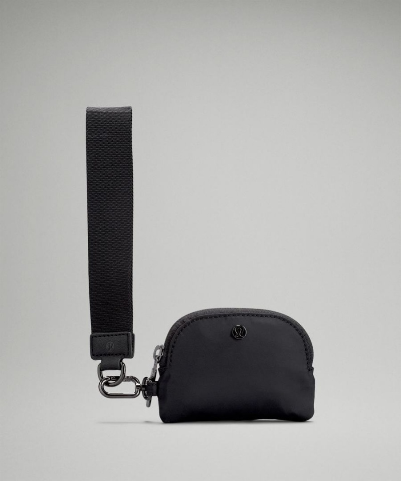 Lululemon Dual Pouch Wristlet Dam Svarta Sverige | GPWUDS048
