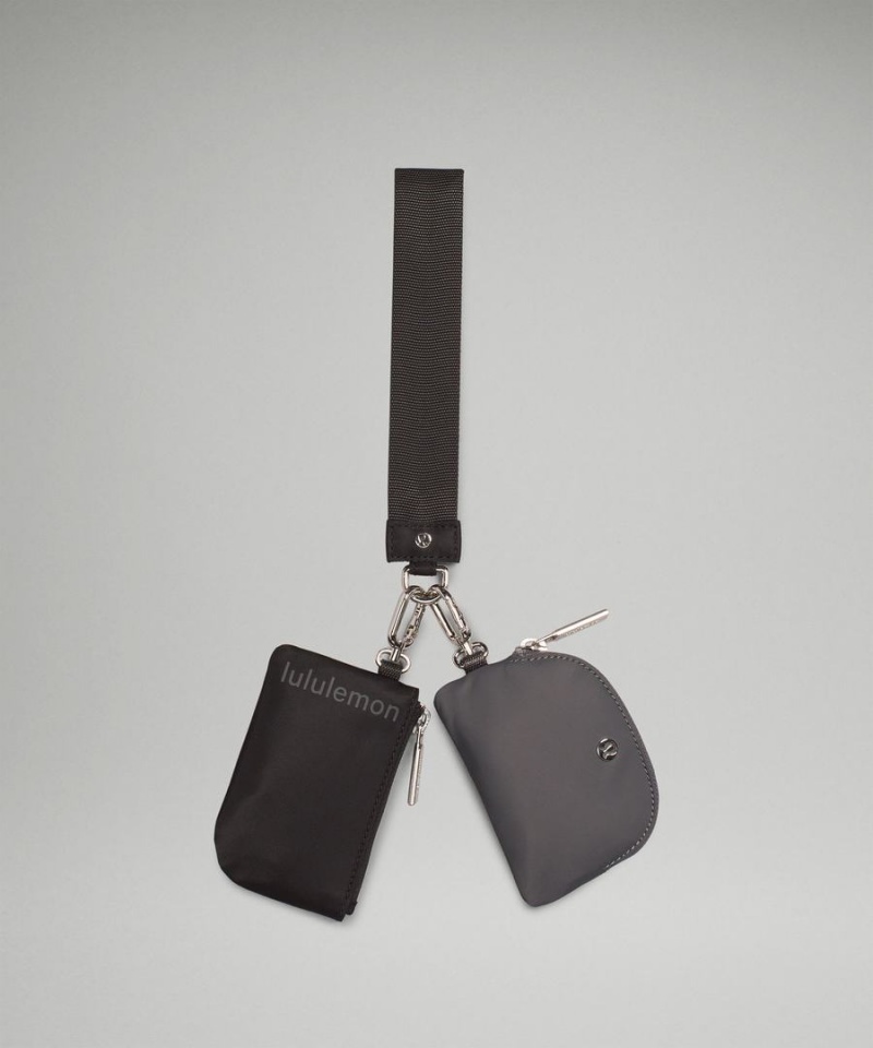 Lululemon Dual Pouch Wristlet Dam Svarta Grå Sverige | KUSBAE796
