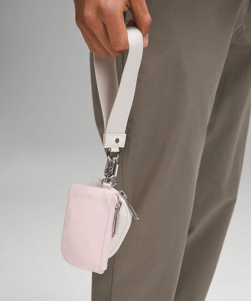 Lululemon Dual Pouch Wristlet Dam Vita Rosa Sverige | DVPWCN406
