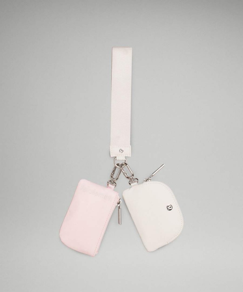 Lululemon Dual Pouch Wristlet Dam Vita Rosa Sverige | DVPWCN406