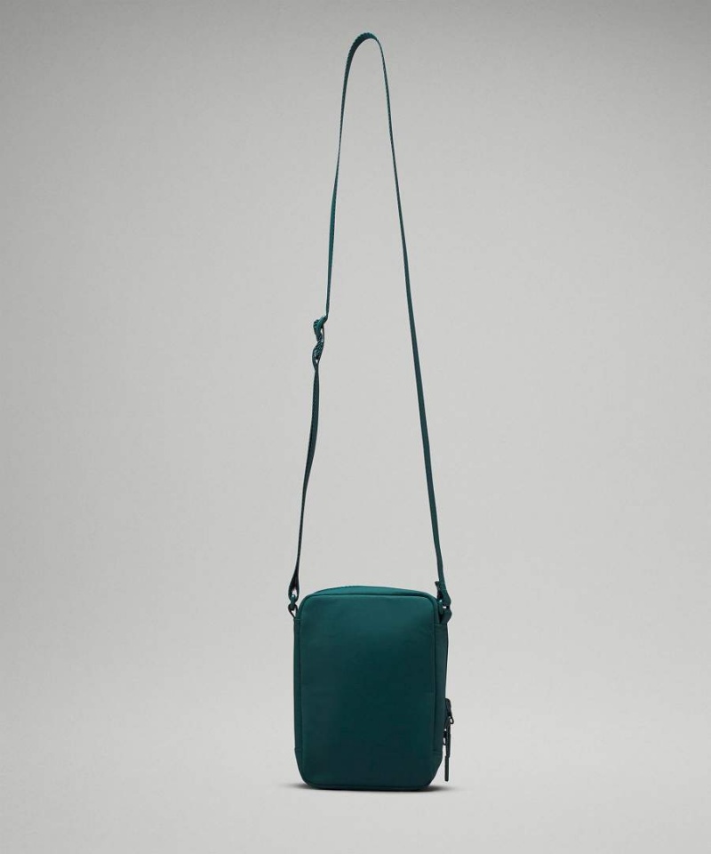 Lululemon Easy Access 1.5L Crossbody Väska Dam Turkos Vita Sverige | WUODLR690