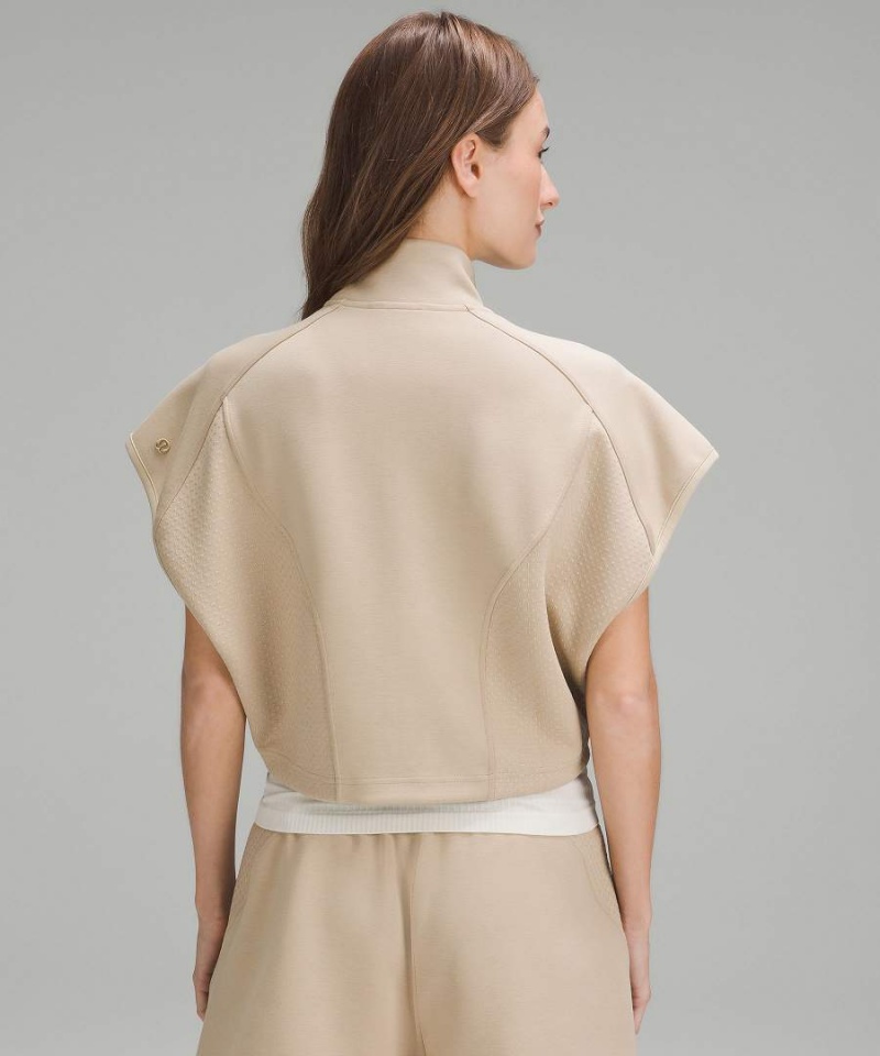 Lululemon Embossed Panel Full Zip Tröjor Dam Khaki Sverige | EZUPVO269