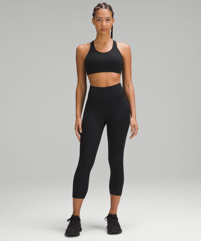 Lululemon Energy Bra High Support, B–DDD Cups Sport BH Dam Svarta Sverige | UVRNKJ389