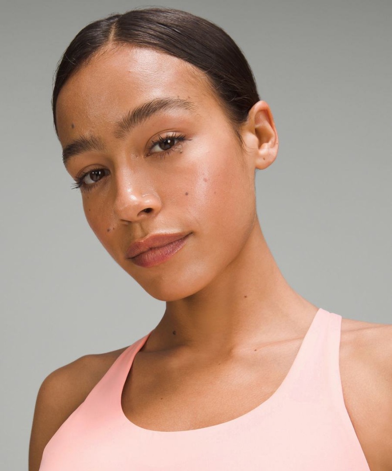 Lululemon Energy Bra High Support, B–DDD Cups Sport BH Dam Rosa Sverige | GCVFLB863