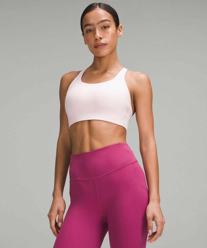 Lululemon Energy Bra High Support, B–DDD Cups Sport BH Dam Ljusröda Sverige | VSWKBG490