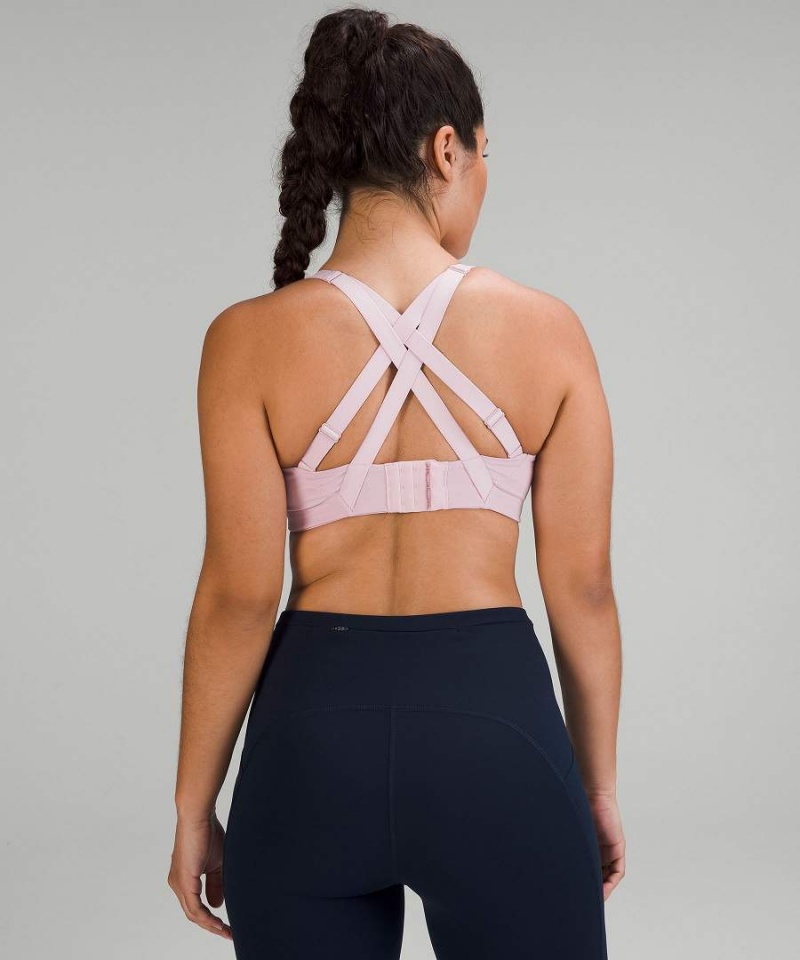 Lululemon Energy Bra High Support, B–DDD Cups Sport BH Dam Rosa Sverige | TRQENZ805