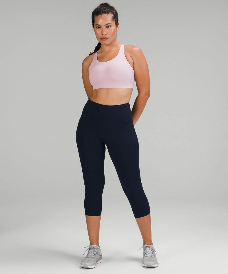 Lululemon Energy Bra High Support, B–DDD Cups Sport BH Dam Rosa Sverige | TRQENZ805
