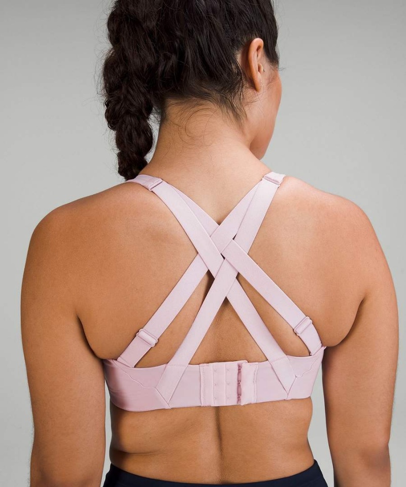 Lululemon Energy Bra High Support, B–DDD Cups Sport BH Dam Rosa Sverige | TRQENZ805