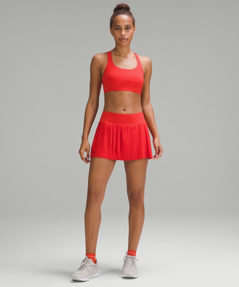Lululemon Energy Bra Medium Support, B–D Cups Sport BH Dam Röda Sverige | HDWCEM625
