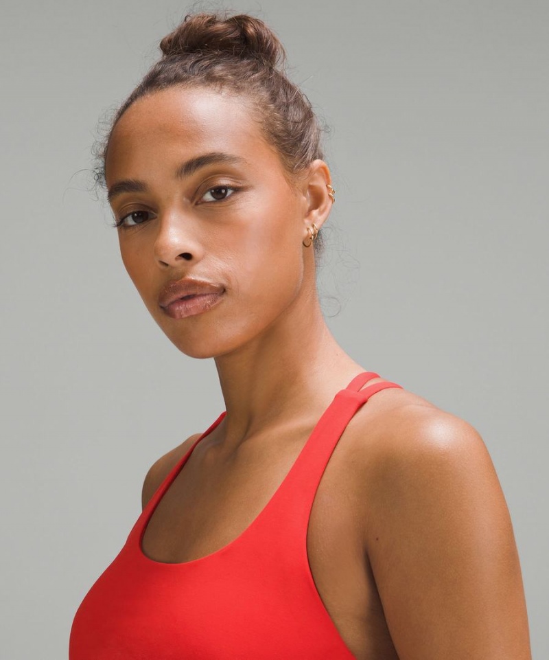 Lululemon Energy Bra Medium Support, B–D Cups Sport BH Dam Röda Sverige | HDWCEM625
