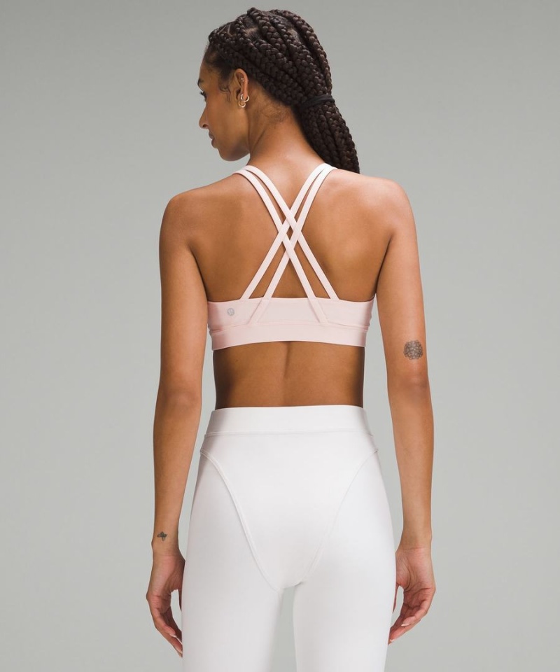 Lululemon Energy Bra Medium Support, B–D Cups Sport BH Dam Ljusröda Sverige | RQGKYM590
