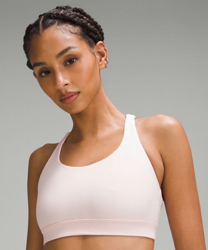 Lululemon Energy Bra Medium Support, B–D Cups Sport BH Dam Ljusröda Sverige | RQGKYM590