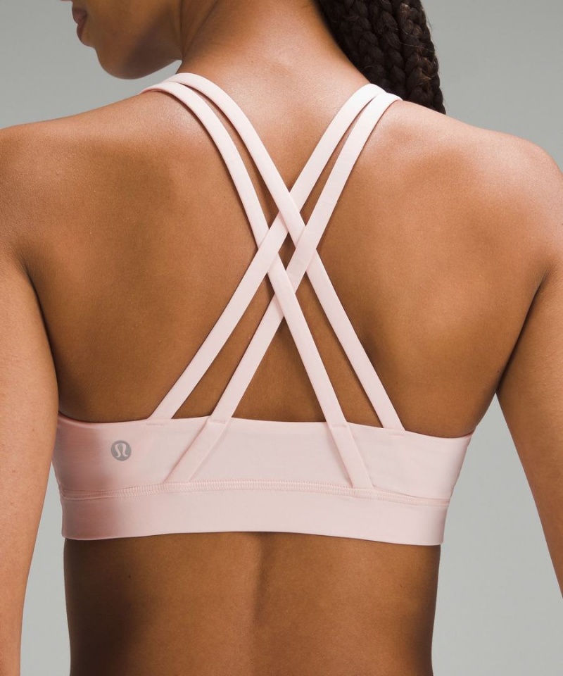 Lululemon Energy Bra Medium Support, B–D Cups Sport BH Dam Ljusröda Sverige | RQGKYM590