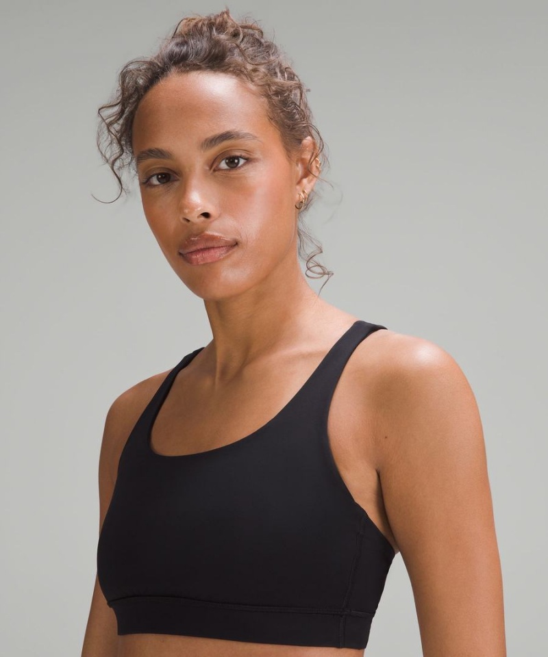 Lululemon Energy Bra Medium Support, B–D Cups Sport BH Dam Svarta Sverige | XVDQGC815