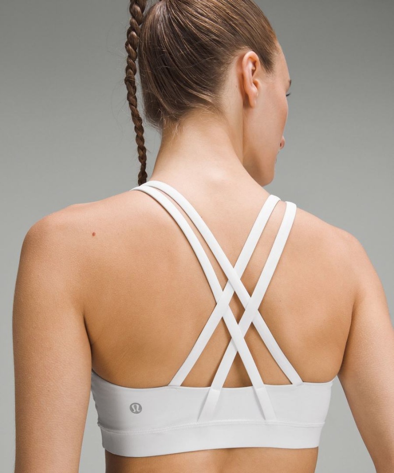 Lululemon Energy Bra Medium Support, B–D Cups Sport BH Dam Vita Sverige | ZEYWOF726