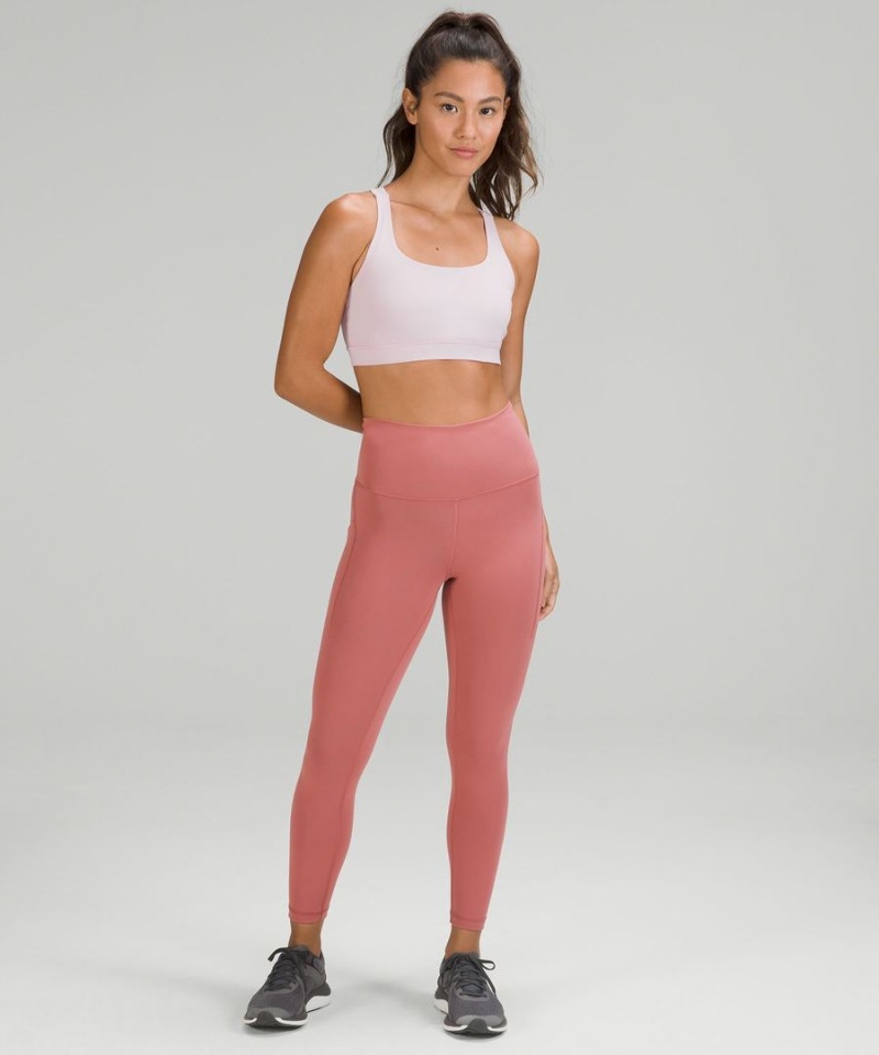Lululemon Energy Bra Medium Support, B–D Cups Sport BH Dam Rosa Sverige | XZRJES728