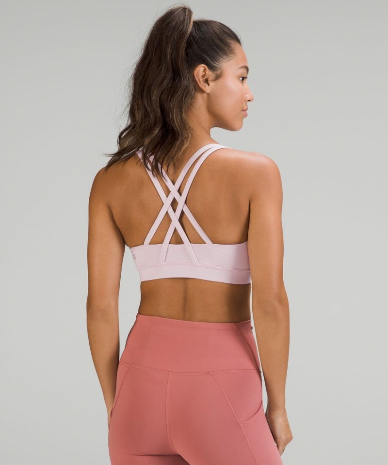 Lululemon Energy Bra Medium Support, B–D Cups Sport BH Dam Rosa Sverige | XZRJES728
