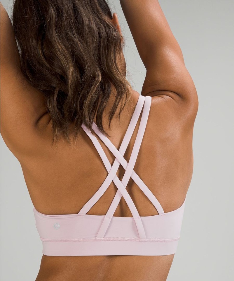Lululemon Energy Bra Medium Support, B–D Cups Sport BH Dam Rosa Sverige | XZRJES728