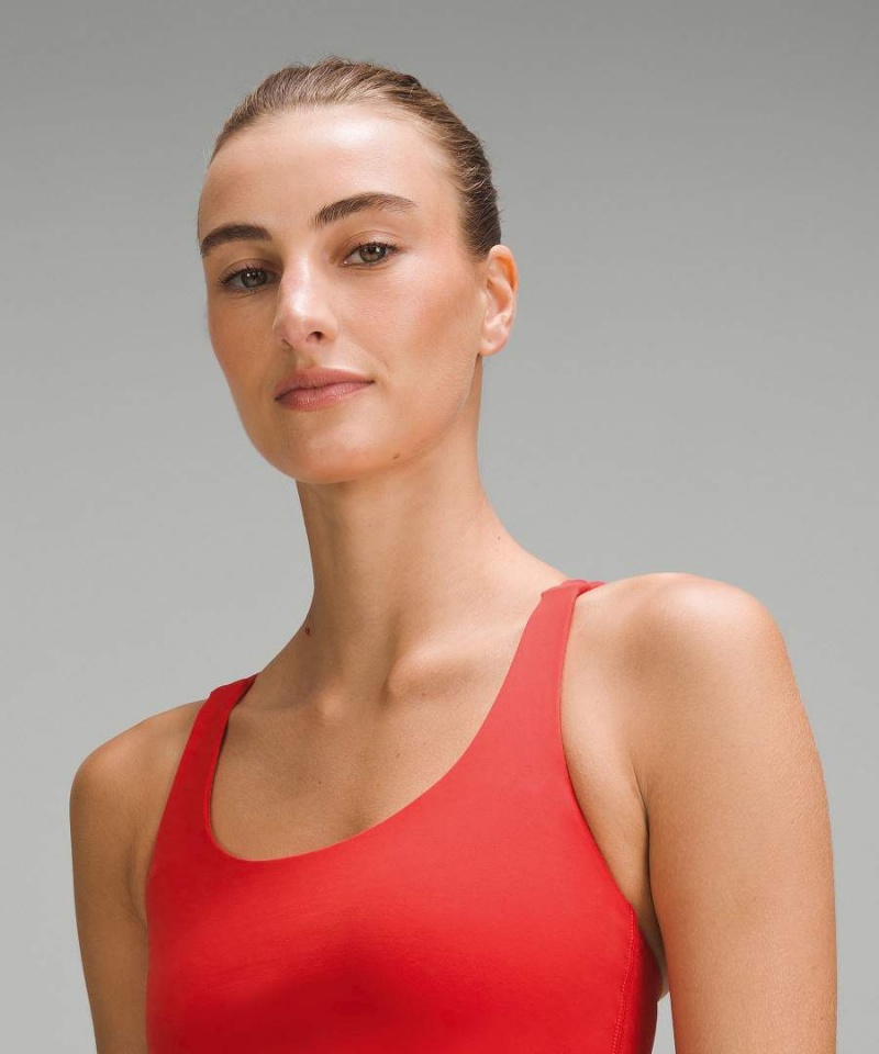 Lululemon Energy Bra Medium Support, B–D Cups Sport BH Dam Röda Sverige | ACBWXE589