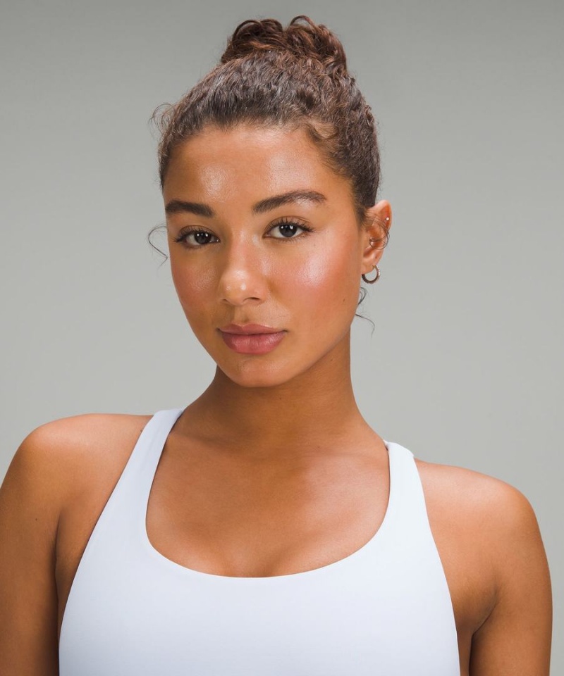 Lululemon Energy Longline Bra Medium Support, B–D Cups Sport BH Dam Vita Sverige | YFTVNE274