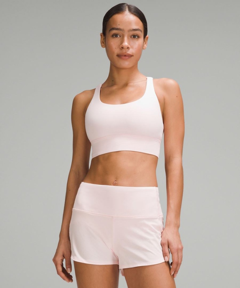 Lululemon Energy Longline Bra Medium Support, B–D Cups Sport BH Dam Ljusröda Sverige | JBCHZI108