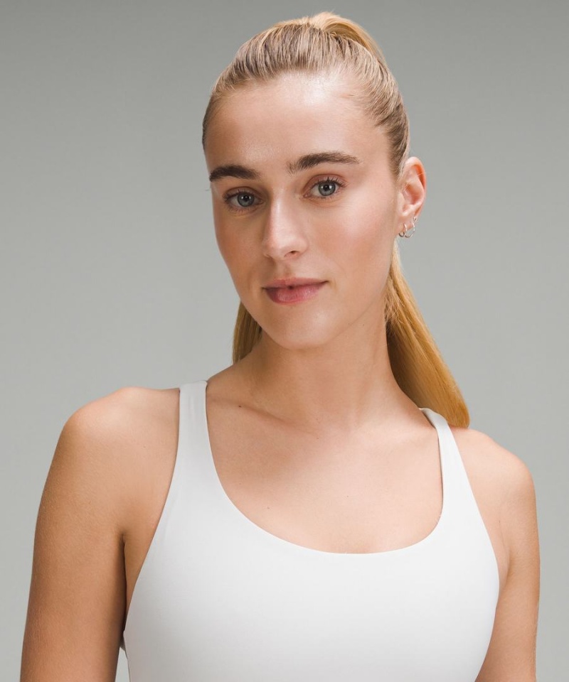 Lululemon Energy Longline Bra Medium Support, B–D Cups Sport BH Dam Vita Sverige | TYNZKD780
