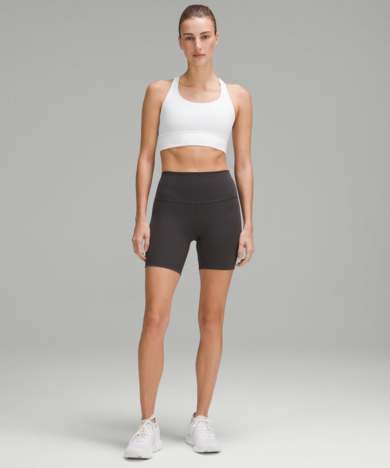 Lululemon Energy Longline Bra Medium Support, B–D Cups Sport BH Dam Vita Sverige | QUHCDF275