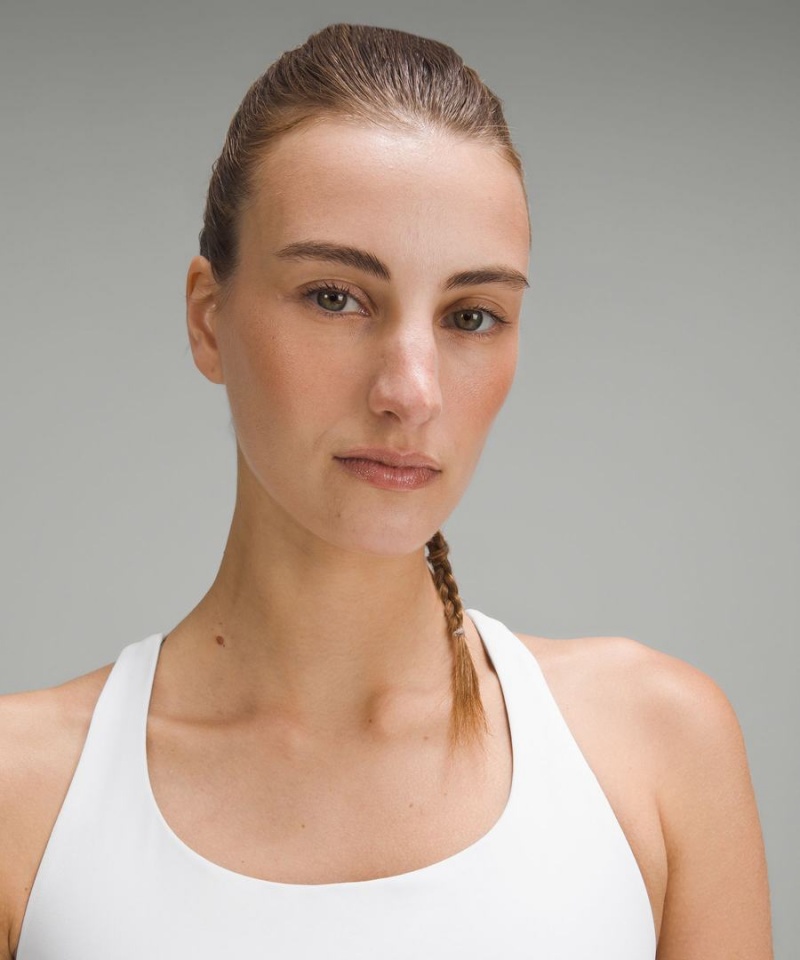 Lululemon Energy Longline Bra Medium Support, B–D Cups Sport BH Dam Vita Sverige | QUHCDF275