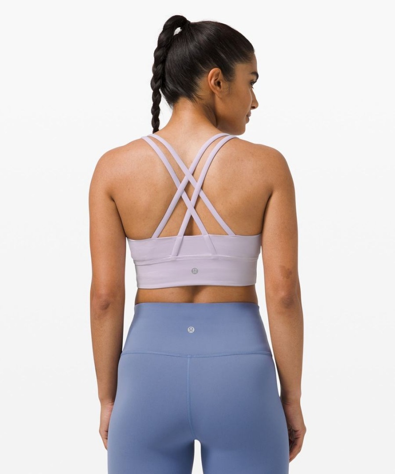 Lululemon Energy Longline Bra Medium Support, B–D Cups Sport BH Dam Lavendel Sverige | UTIPQW743