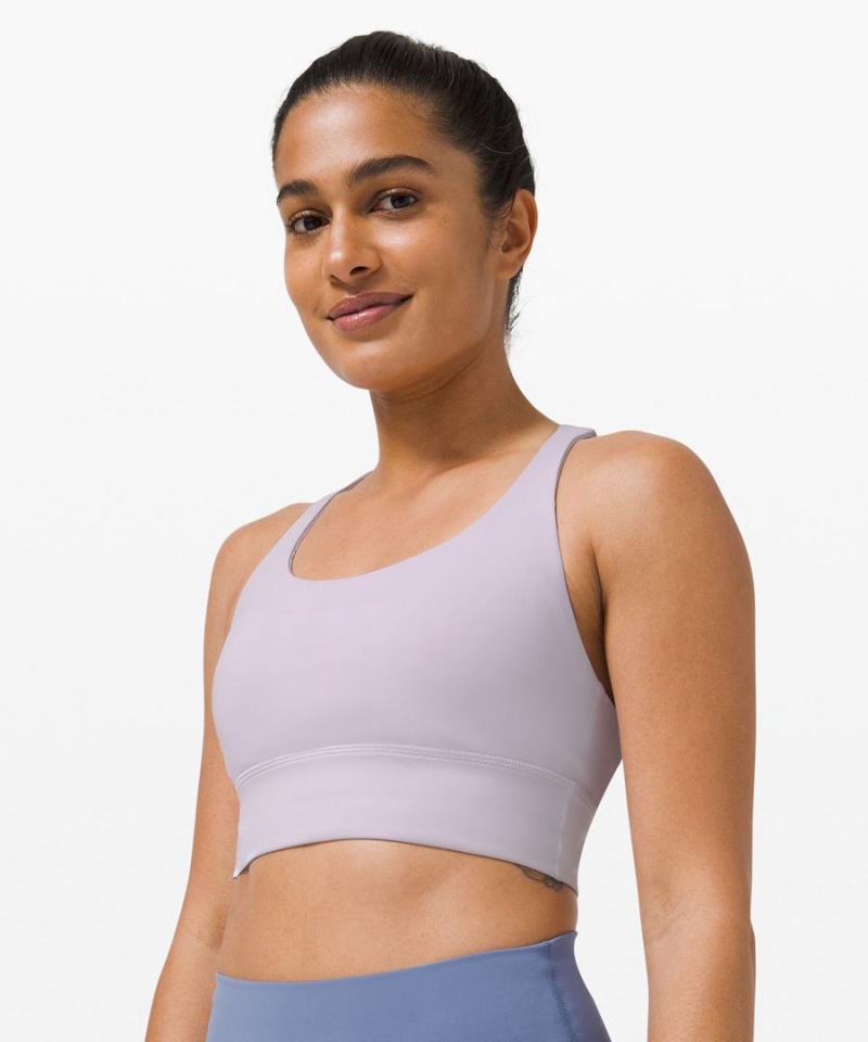 Lululemon Energy Longline Bra Medium Support, B–D Cups Sport BH Dam Lavendel Sverige | UTIPQW743