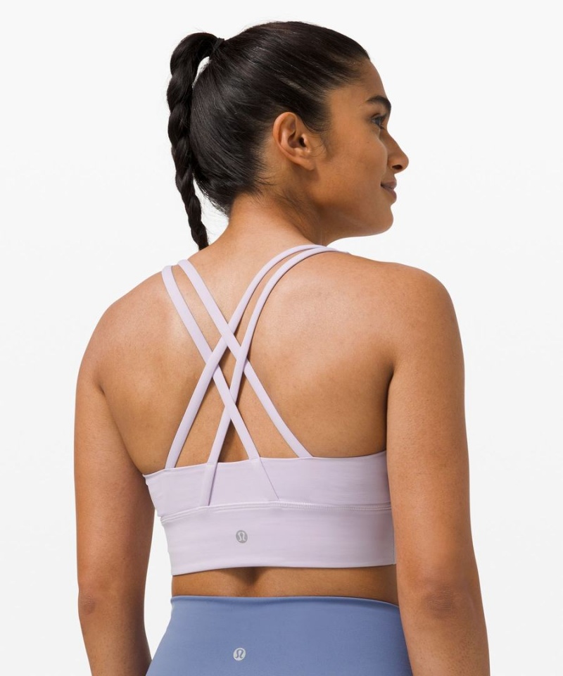 Lululemon Energy Longline Bra Medium Support, B–D Cups Sport BH Dam Lavendel Sverige | UTIPQW743