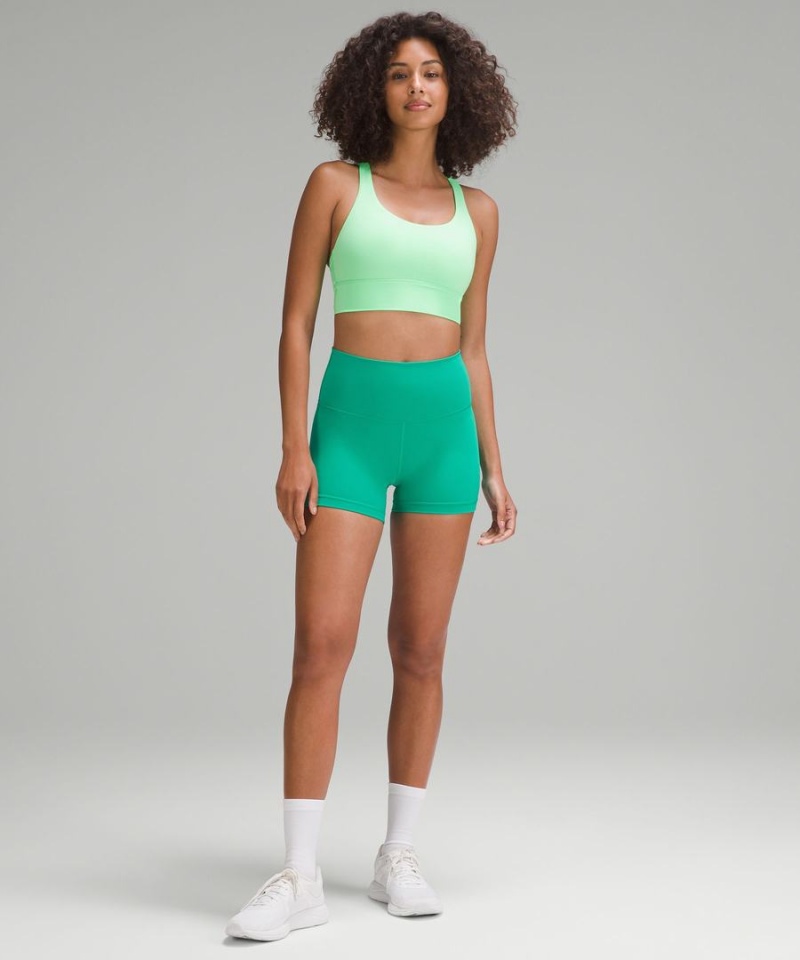 Lululemon Energy Longline Bra Medium Support, B–D Cups Sport BH Dam Turkos Sverige | FNEZPY149