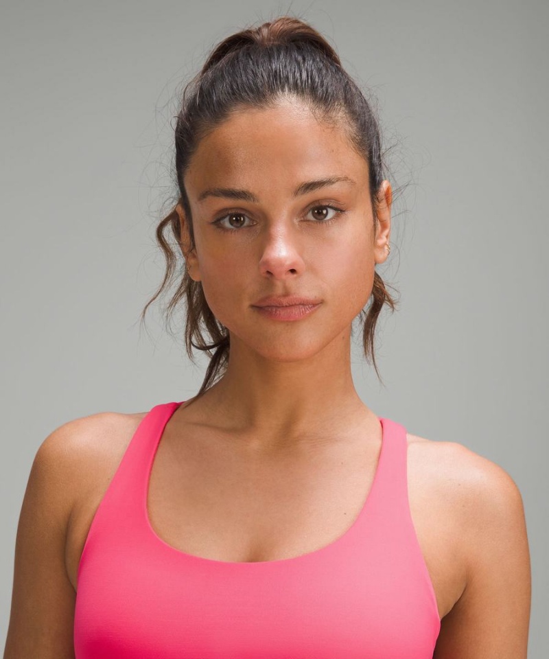 Lululemon Energy Longline Bra Medium Support, B–D Cups Sport BH Dam Röda Sverige | FTVQSK237