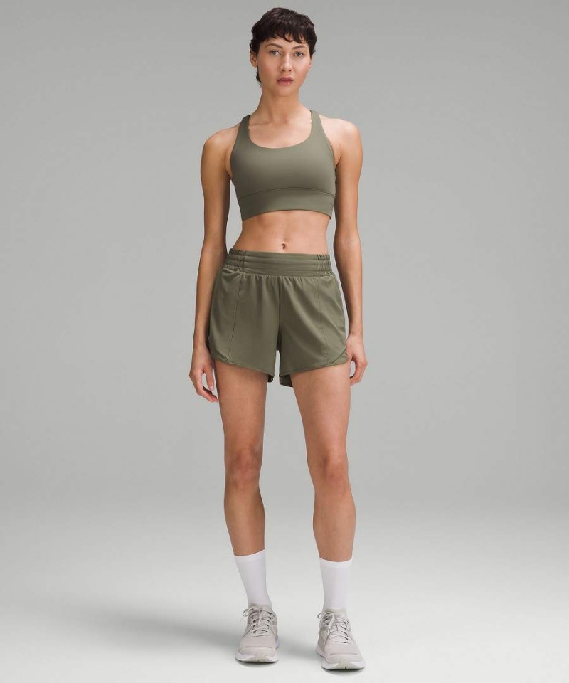 Lululemon Energy Longline Bra Medium Support, B–D Cups Sport BH Dam Mörkgröna Sverige | RYNCPV564