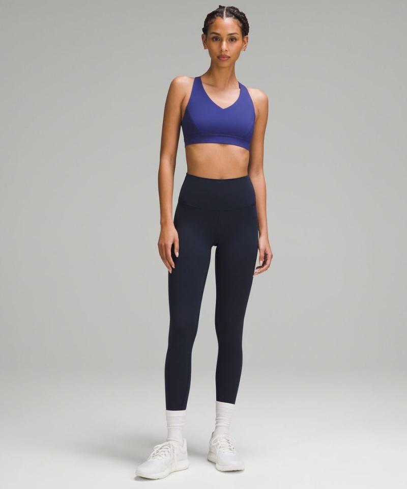 Lululemon Envital Bra Medium Support B/C Cup Sport BH Dam Blå Sverige | NOQHEC167