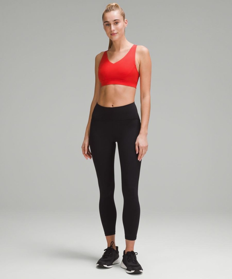 Lululemon Envital Bra Medium Support B/C Cup Sport BH Dam Röda Sverige | MGONPX617