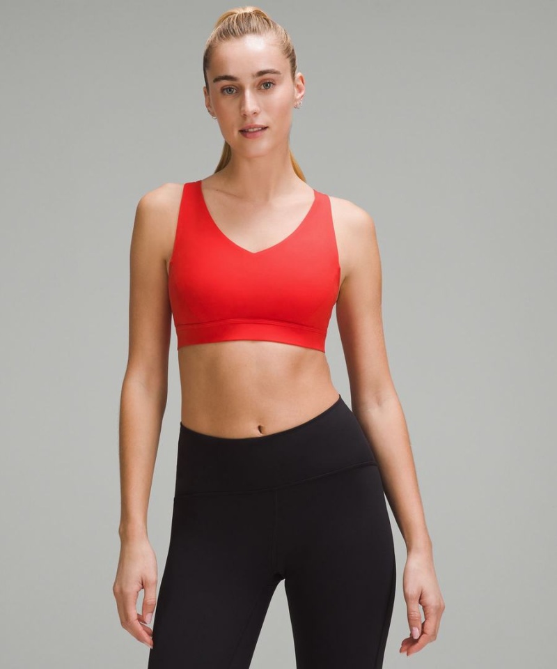 Lululemon Envital Bra Medium Support B/C Cup Sport BH Dam Röda Sverige | MGONPX617