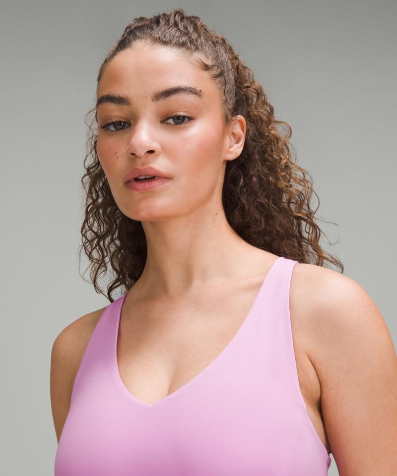 Lululemon Envital Bra Medium Support B/C Cup Sport BH Dam Lila Sverige | XFWLUV204