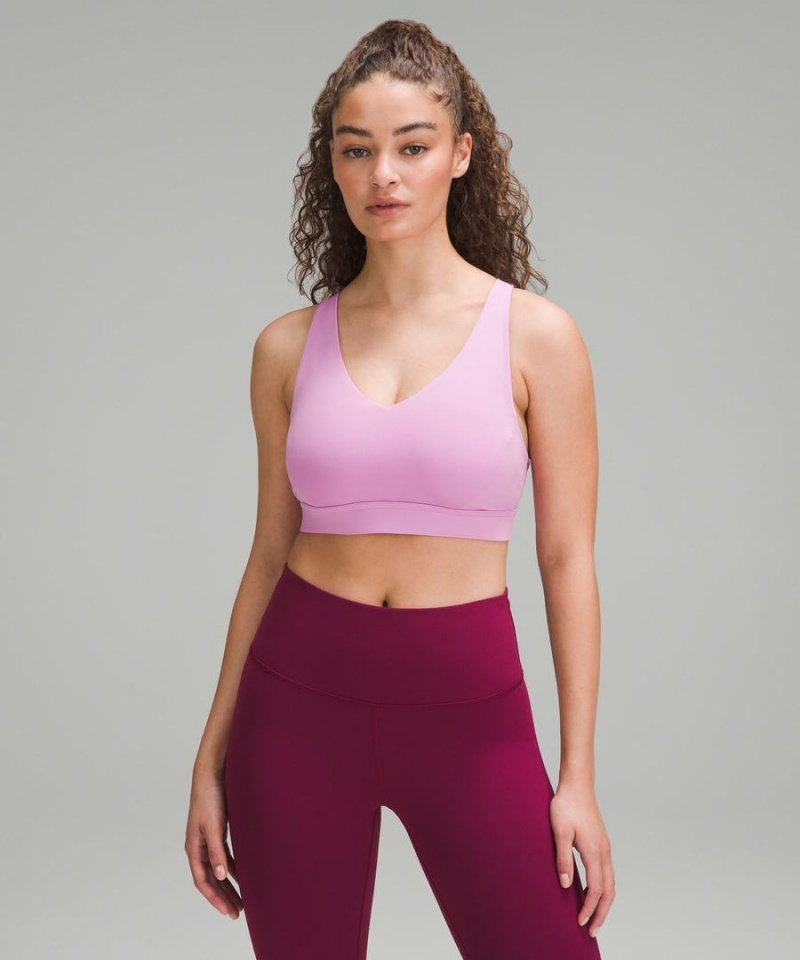 Lululemon Envital Bra Medium Support B/C Cup Sport BH Dam Lila Sverige | XFWLUV204