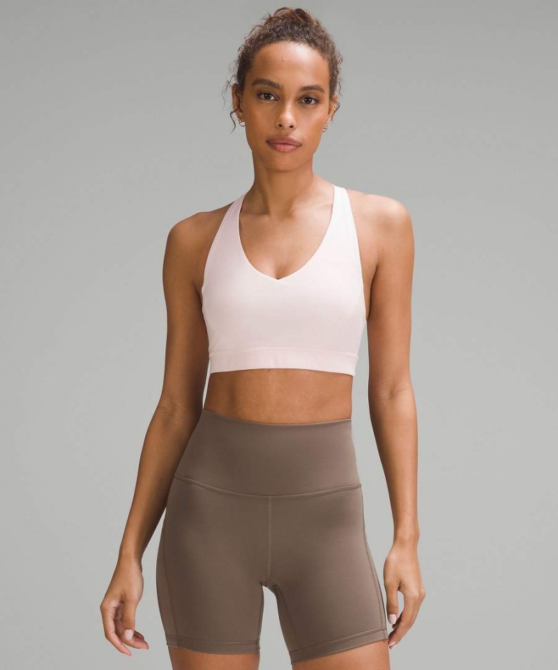 Lululemon Envital Bra Medium Support B/C Cup Sport BH Dam Ljusröda Sverige | WYKAGR706