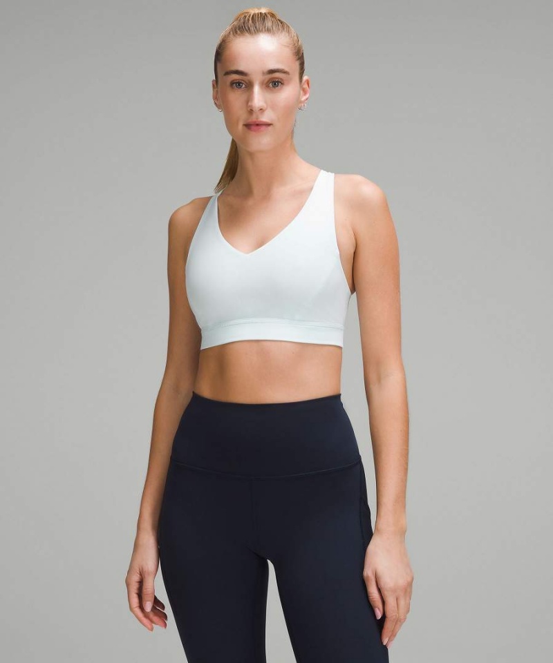 Lululemon Envital Bra Medium Support B/C Cup Sport BH Dam Blå Sverige | HRVUTB764
