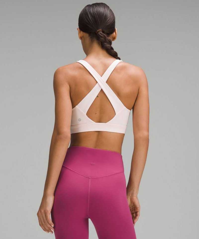 Lululemon Envital Bra Medium Support, D/DD Cup Sport BH Dam Ljusröda Sverige | ZCJBXR340