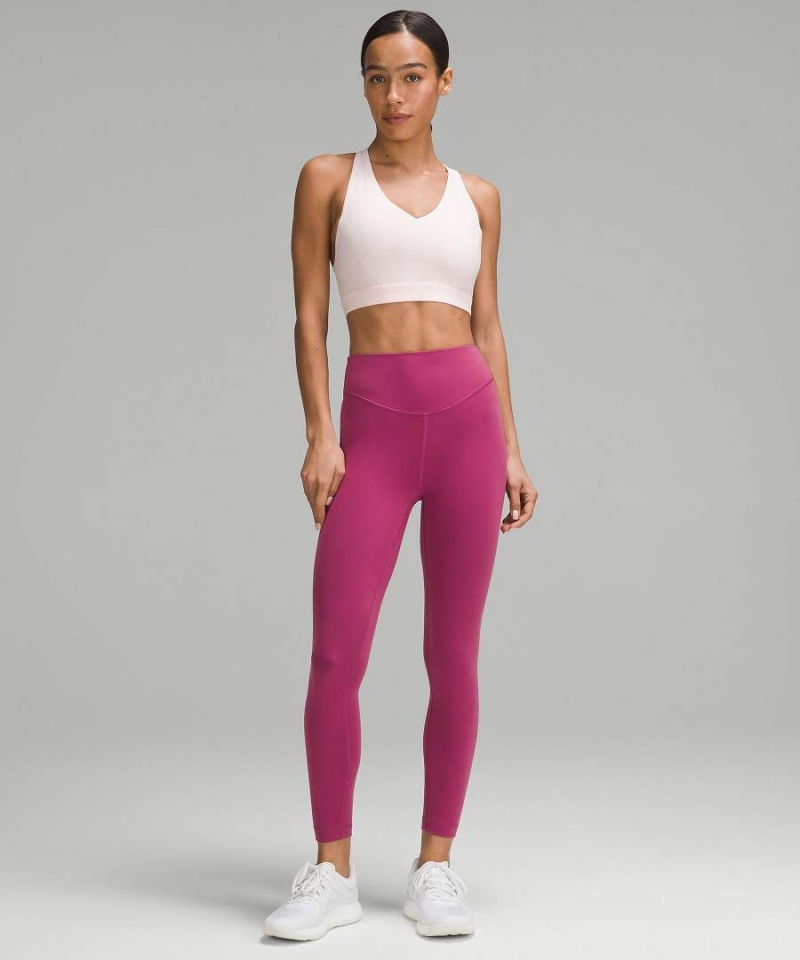 Lululemon Envital Bra Medium Support, D/DD Cup Sport BH Dam Ljusröda Sverige | ZCJBXR340