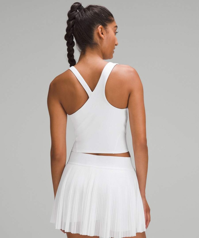 Lululemon Everlux Asymmetrical Tennis Linne Dam Vita Sverige | GBXVAF295